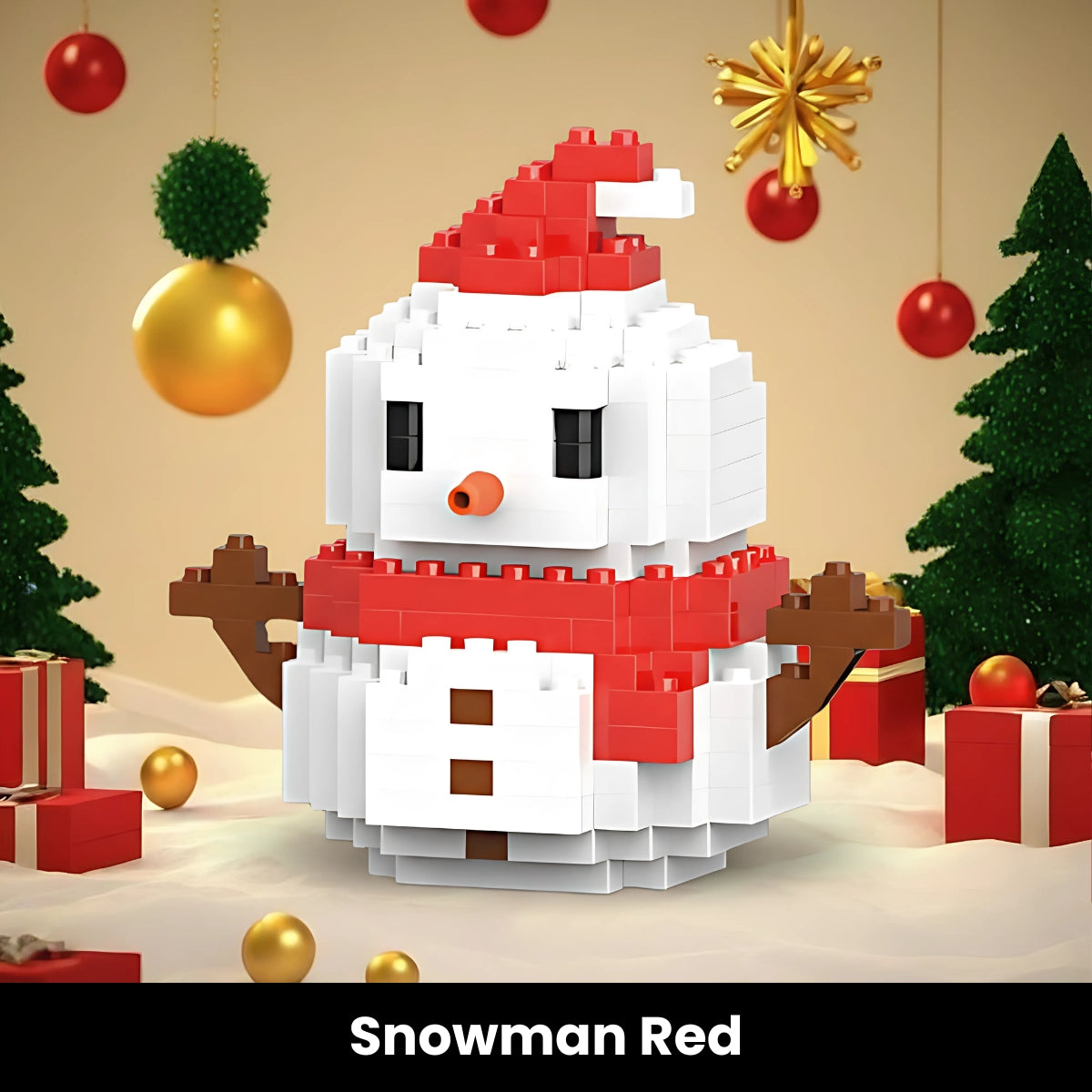 Snowman Red
