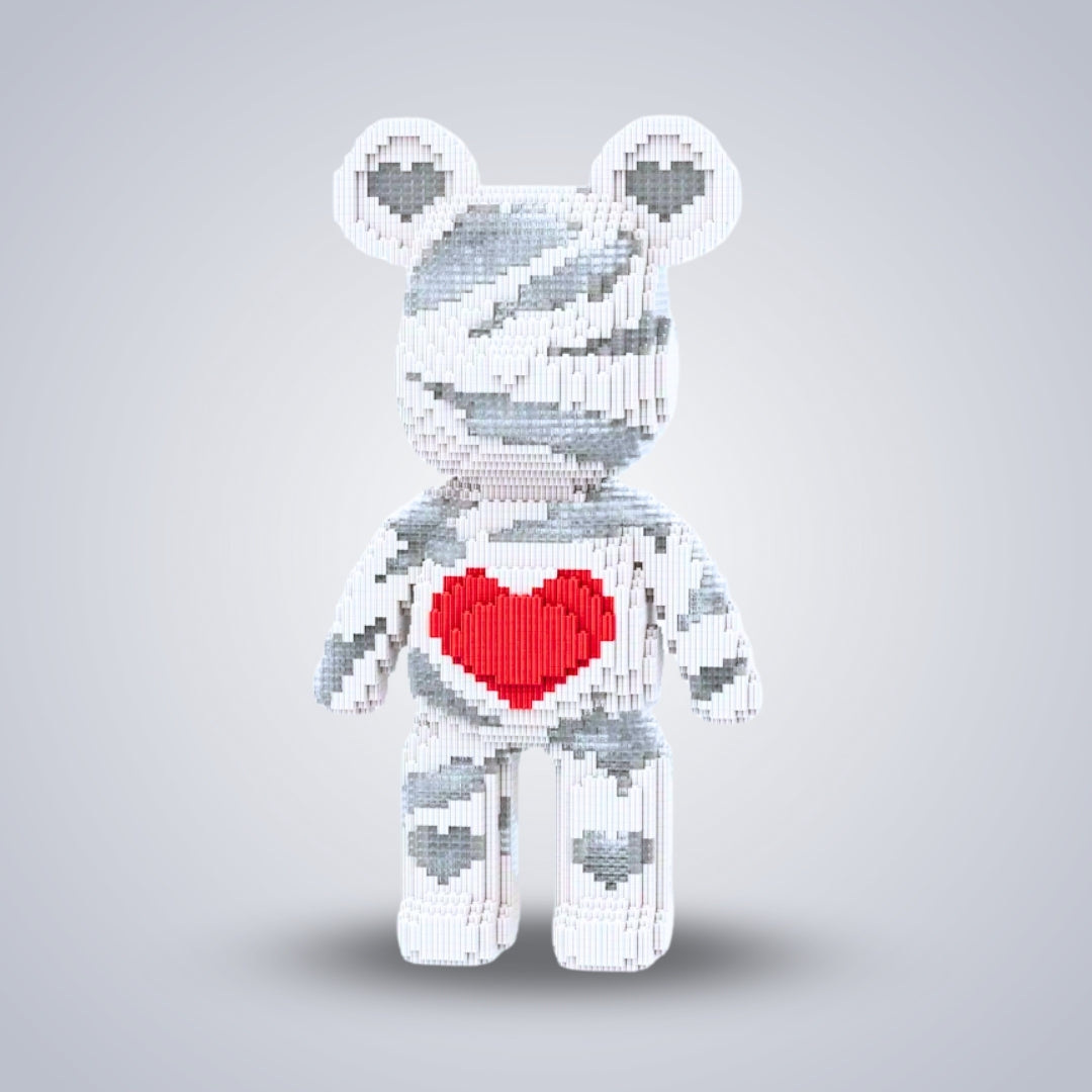 White Bear With Red Heart